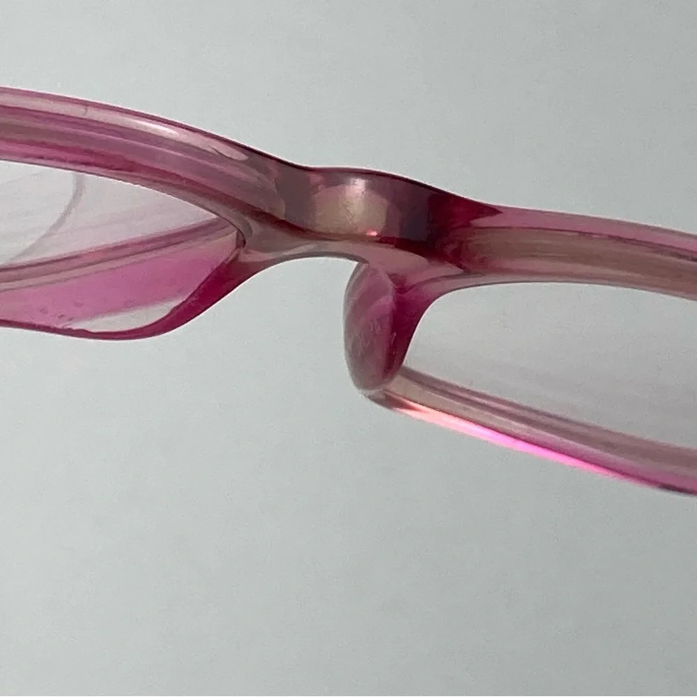 Girls pink sparky Classic Acetate Rectangle Reading Glasses